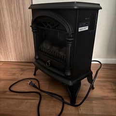 薪暖炉型ライト付きヒーターの画像