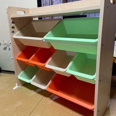 【受け渡し決定】おもちゃ入れの画像