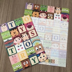 キャラクターレターセットの画像