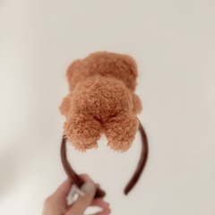ユニバ　カチューシャ　ティム　もふもふ　くまの画像