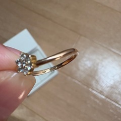 k18✨天然ダイアモンド　9号の画像