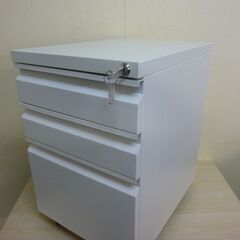 未使用/新品　アウトレット　デスクワゴン  サイドワゴン 収納 オフィス フルオープン デスク 引き出し 袖机 ワゴンの画像