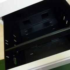未使用/新品　アウトレット　デスクワゴン  サイドワゴン 収納 オフィス フルオープン デスク 引き出し 袖机 ワゴンの画像