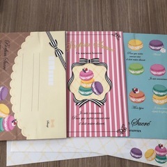 マカロン便箋セットの画像