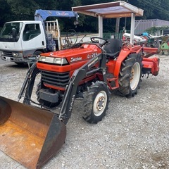 クボタ　SUNSHINE L1-255 トラクター 25馬力 ロータリーRL6K 4WD パワステ ディーゼル KUBOTA フロントローダー 大阪岬町発 現車確認可能の画像