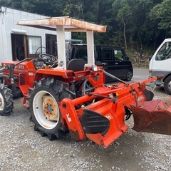クボタ　SUNSHINE L1-255 トラクター 25馬力 ロータリーRL6K 4WD パワステ ディーゼル KUBOTA フロントローダー 大阪岬町発 現車確認可能の画像