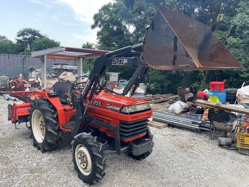 クボタ SUNSHINE L1-255 トラクター 25馬力 ロータリーRL6K 4WD