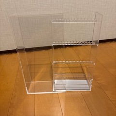 無印良品アクリルネックレス・ピアススタンドの画像