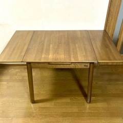 KOIZUMI エクステンション 伸縮式テーブル ダイニング テーブルの画像