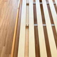 ニトリ　スノコベッド　ダブルの画像