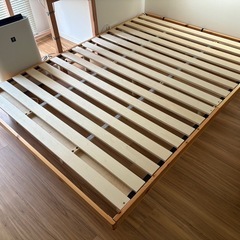 ニトリ　スノコベッド　ダブルの画像