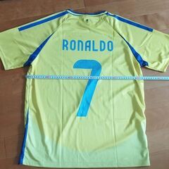 希少　2024/25 シーズンのホーム　CR7 ロナウド選手 サウジ リーグ Mの画像
