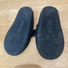 フォーマル　黒　シューズ16サイズの画像