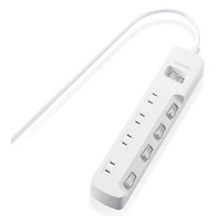 【PCセット割】ELECOM 電源タップ 4個口の画像