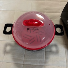 ②電子レンジ専用蒸し器、せいろ、新品未使用（同じものが二つありますので、2個セットでも購入頂けます）の画像