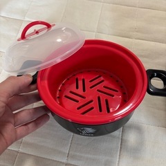 ②電子レンジ専用蒸し器、せいろ、新品未使用（同じものが二つありますので、2個セットでも購入頂けます）の画像