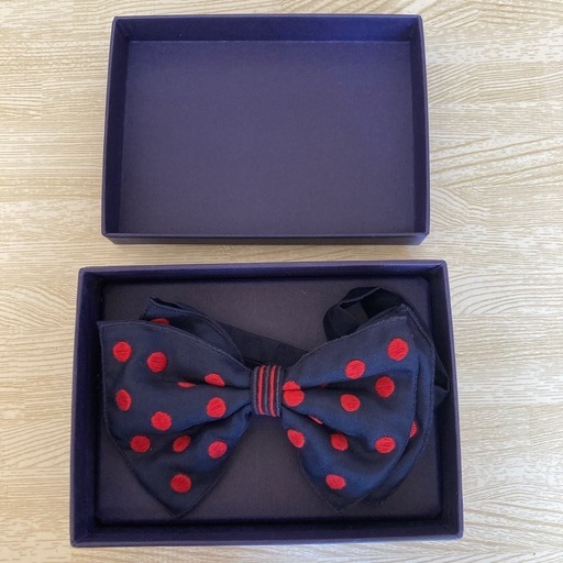 jupe by jackie ドット柄 ボウタイ　専用箱付き　人気