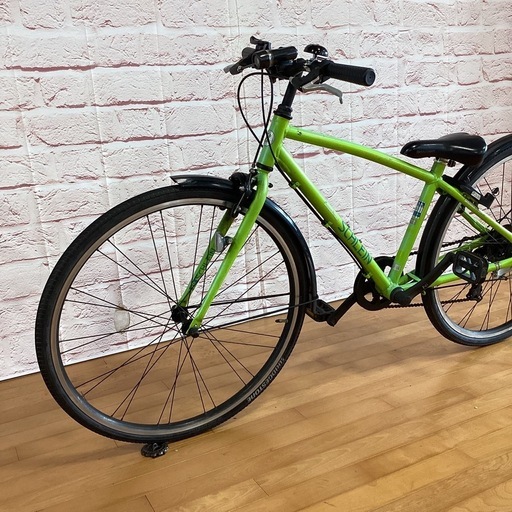 【完売御礼】【小学生用】整備済 ブリヂストン シュライン 26型 中古 子供用自転車身長 136cm程度から小学生まで 緑色 <自転車