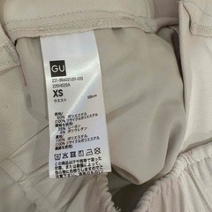 GU タックワイドパンツ　ＸＳの画像