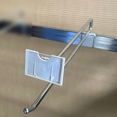 【約80本セット】角バー用　２段フック プライスケース付き30cm■Y-456の画像