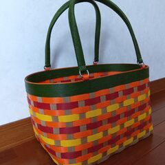 クラフト　買い物カゴの画像