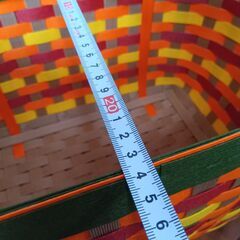 クラフト　買い物カゴの画像