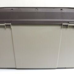 M0059 DCM ホームストッカー 105L ベランダストッカー 2個 屋外コンテナ コンテナボックス ゴミ収納 置き配用 中古現状渡しの画像