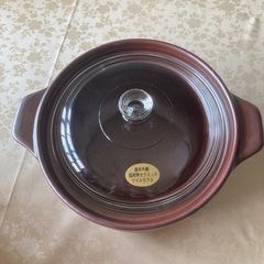 【お譲り決まりました】新品未使用 遠赤外線セラミック深鍋の画像
