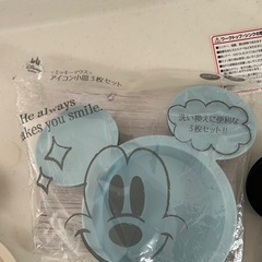 ディズニー　ミッキーマウス　ベビー用　お皿　プレートの画像