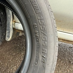 155/65r14 夏タイヤ　2021年製
の画像
