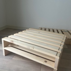 【9/15まで】すのこベッド シングルの画像
