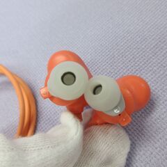 ( M-856 )audio-technica オーディオテクニカ　SONIC SPORT ワイヤレス ヘッドホン ATH-SPORT 60BT オレンジ 中古 動作確認済みの画像