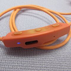 ( M-856 )audio-technica オーディオテクニカ　SONIC SPORT ワイヤレス ヘッドホン ATH-SPORT 60BT オレンジ 中古 動作確認済みの画像