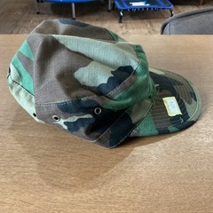 迷彩キャップ🧢帽子ぼうし米軍ミリタリーサイズオシャレ🍀糸ほつれアリ💦サバイバル装備パトロールキャップ迷彩柄の画像