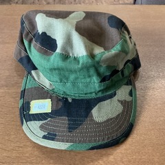 迷彩キャップ🧢帽子ぼうし米軍ミリタリーサイズオシャレ🍀糸ほつれアリ💦サバイバル装備パトロールキャップ迷彩柄の画像