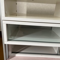 テレビボード　ローボード　中古スライドします。の画像