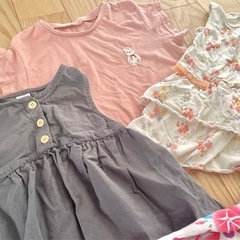 100~110cm 女の子服7点セットの画像