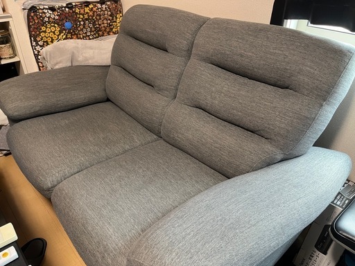 【ニトリ商品】2人掛け布張りソファ【値下げ可】