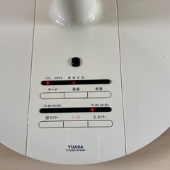 中古　扇風機　YUASA YT-S3601VFR(W) ホワイト　白の画像
