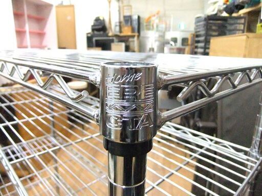 メタルラック 4段 幅120×奥45×高122.5 Home ERECTA ホームエレクター