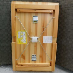 【恵庭】無印良品　ローテーブル　センターテーブル　折りたたみ　パイン材　中古品　PayPay支払いOK！の画像