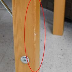 【恵庭】無印良品　ローテーブル　センターテーブル　折りたたみ　パイン材　中古品　PayPay支払いOK！の画像