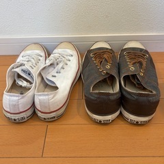 converse 2足　26.0 27.0の画像