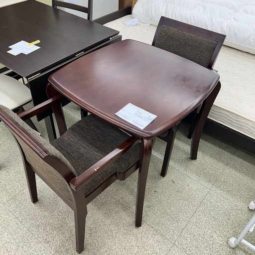 リユースのサカイ東金店 曙工芸 テーブルセット 椅子2脚付き TJ14553