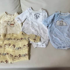 ディズニー　ロンパース　冬　50〜80の画像
