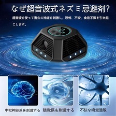 【新品未使用】超音波 ネズミ駆除 害虫駆除の画像