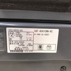 【動作確認済】ノーリツ　ガスファンヒーター　GFH-4003D 2014年製　都市ガス用　ナノイー　ガスホース付　【糸島市内 送料無料】250911-3の画像