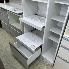 リユースのサカイ東金店 古賀家具 レンジボード ※現状販売です 右扉なし TJ14557の画像