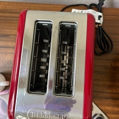 【デロンギ】【Delonghi】TTM020J ポップアップトースター kMix(ケーミックス ) レッド [2枚]の画像