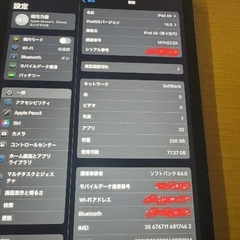 iPad Air4 Wi-Fi+セルラー　256GB 訳アリの画像